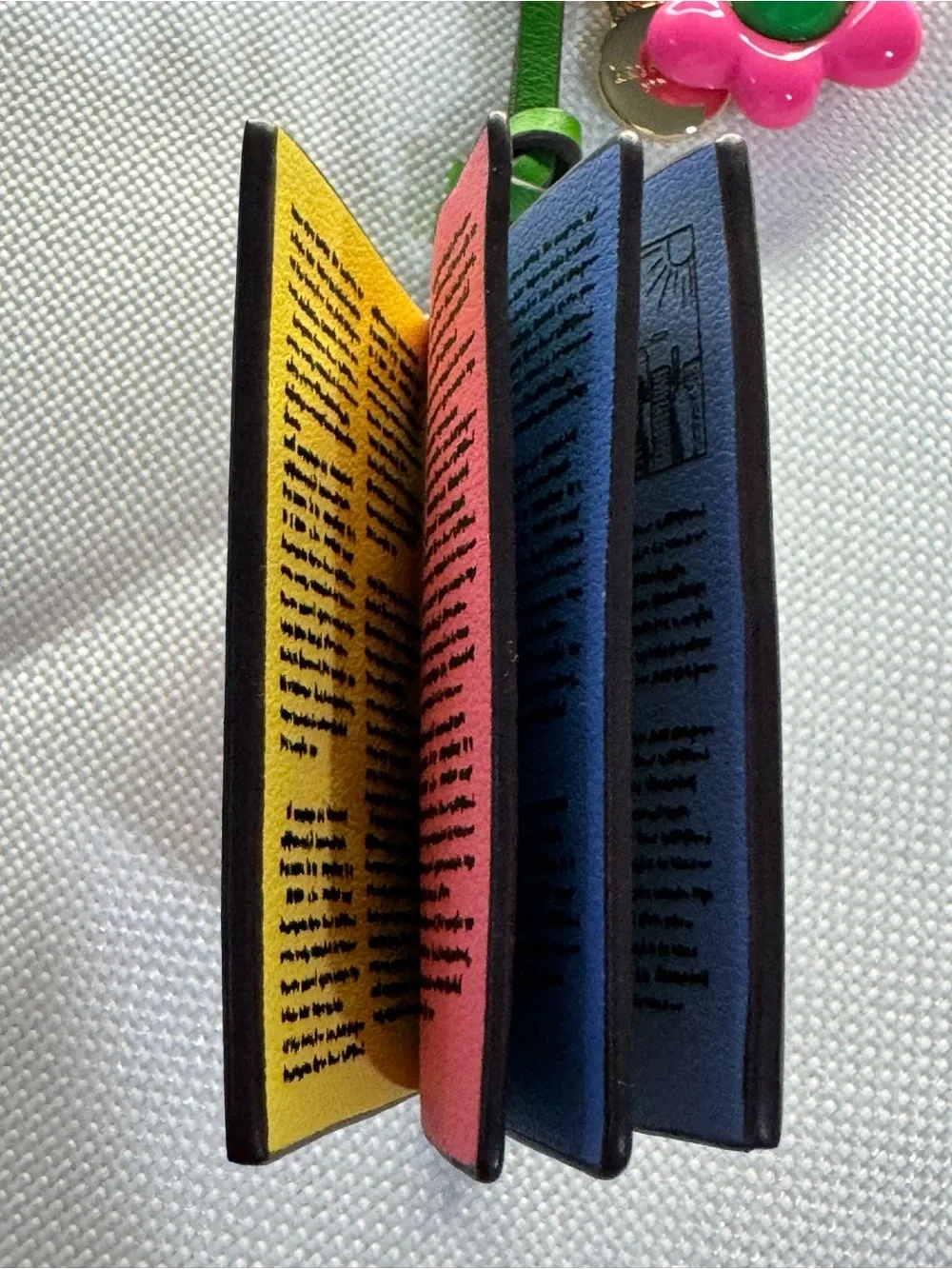 Kate Spade Fresh Picks Magazine Charm 🌸 RARE OPENS Book Keychain NWT Collecto - Picture 5 of 11